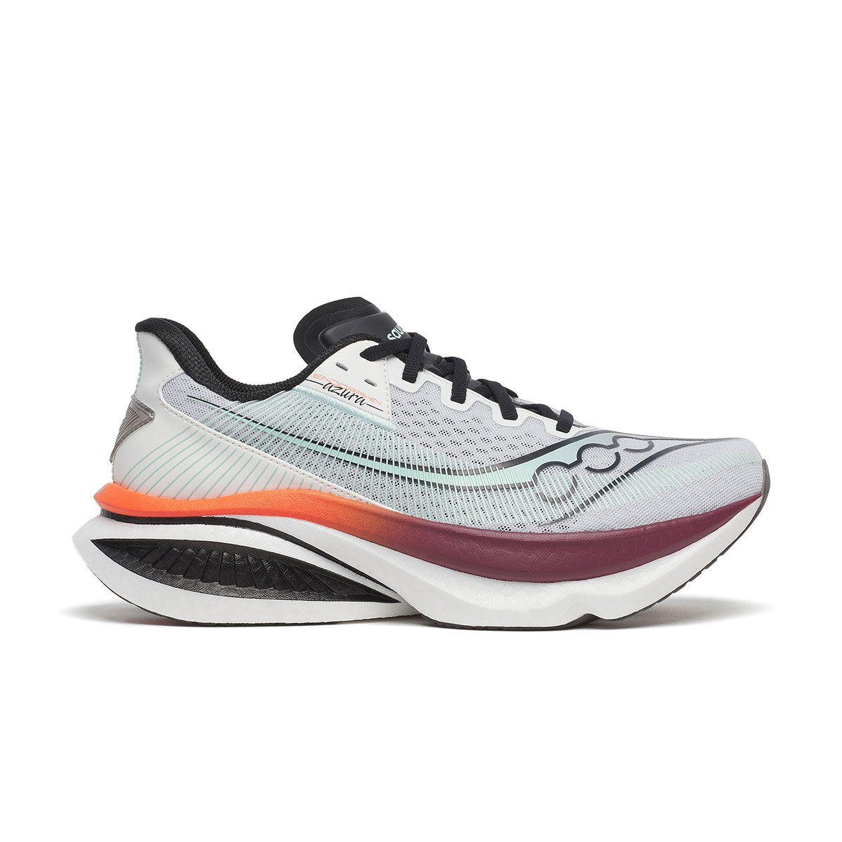 Saucony Endorphin Azura herre løbesko i grå og orange farver