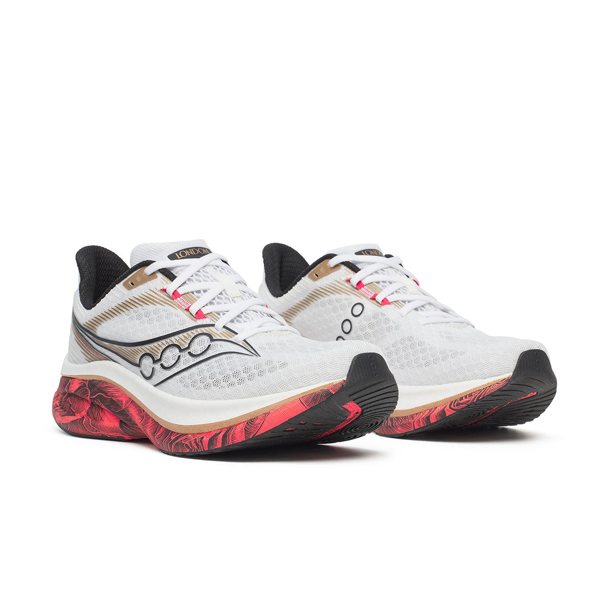 Saucony Endorphin Speed 5 London herre løbesko i hvid og rød