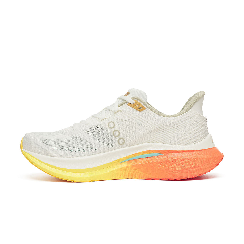 Hvid Saucony Endorphin Speed 5 Herre løbesko med farvet sål