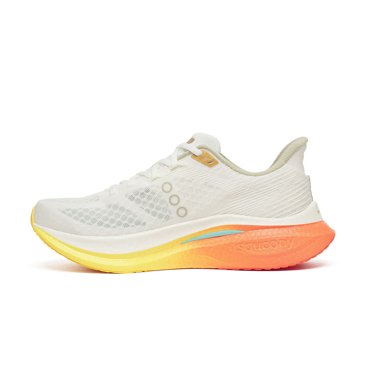Hvid Saucony Endorphin Speed 5 Herre løbesko med farvet sål