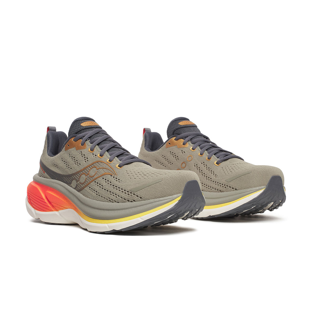 Saucony Hurricane 25 Herre løbesko i grå og orange farver