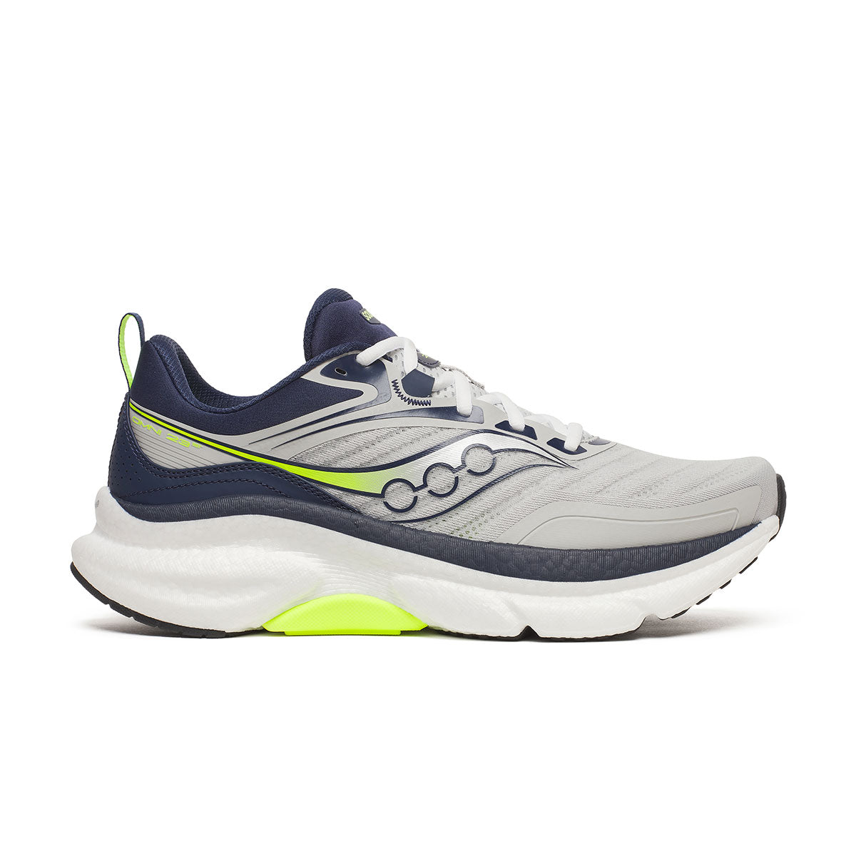 Saucony Omni 23 ST herre løbesko i grå og navy blå