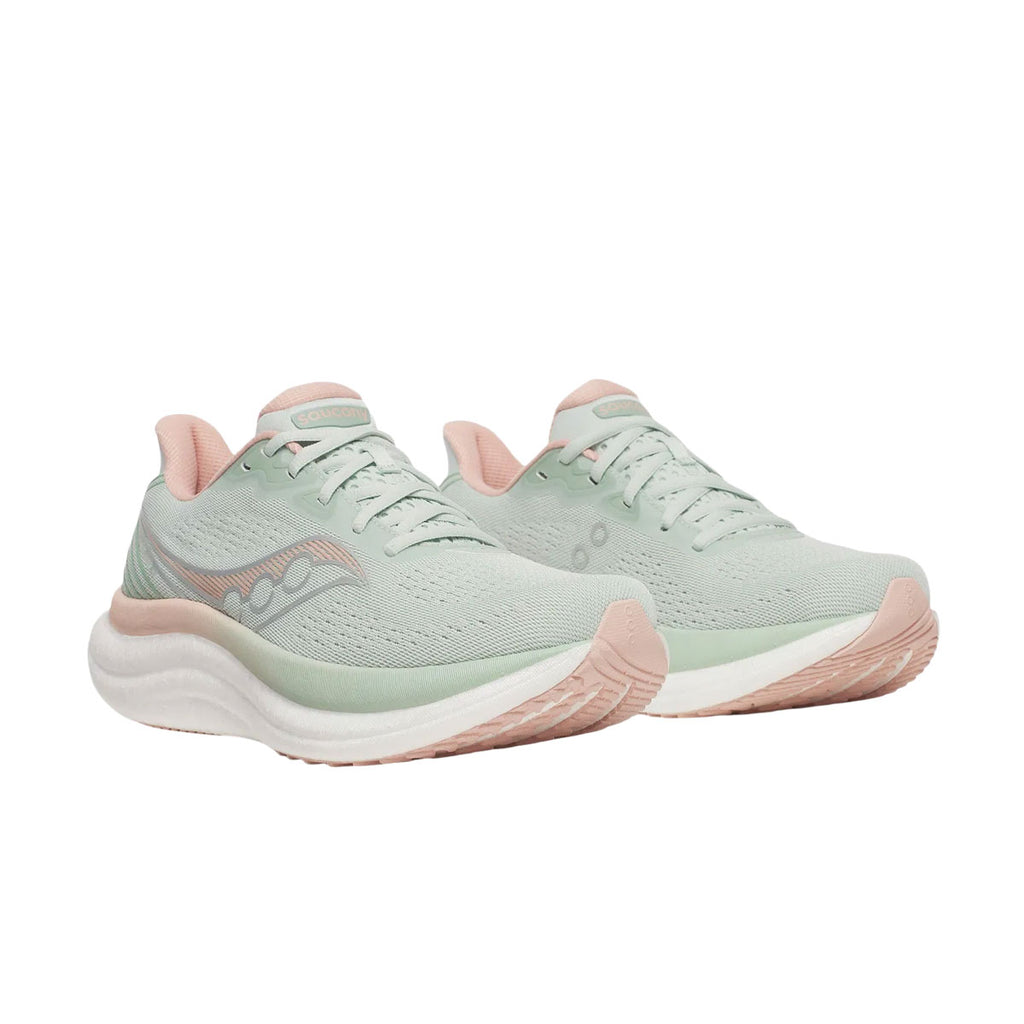 Løbesko Saucony Triumph 23 Dame i grøn og rosa farve