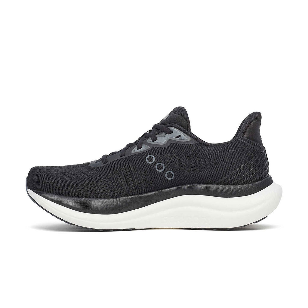 Saucony Triumph 23 Wide Herre løbesko i sort med grå detaljer