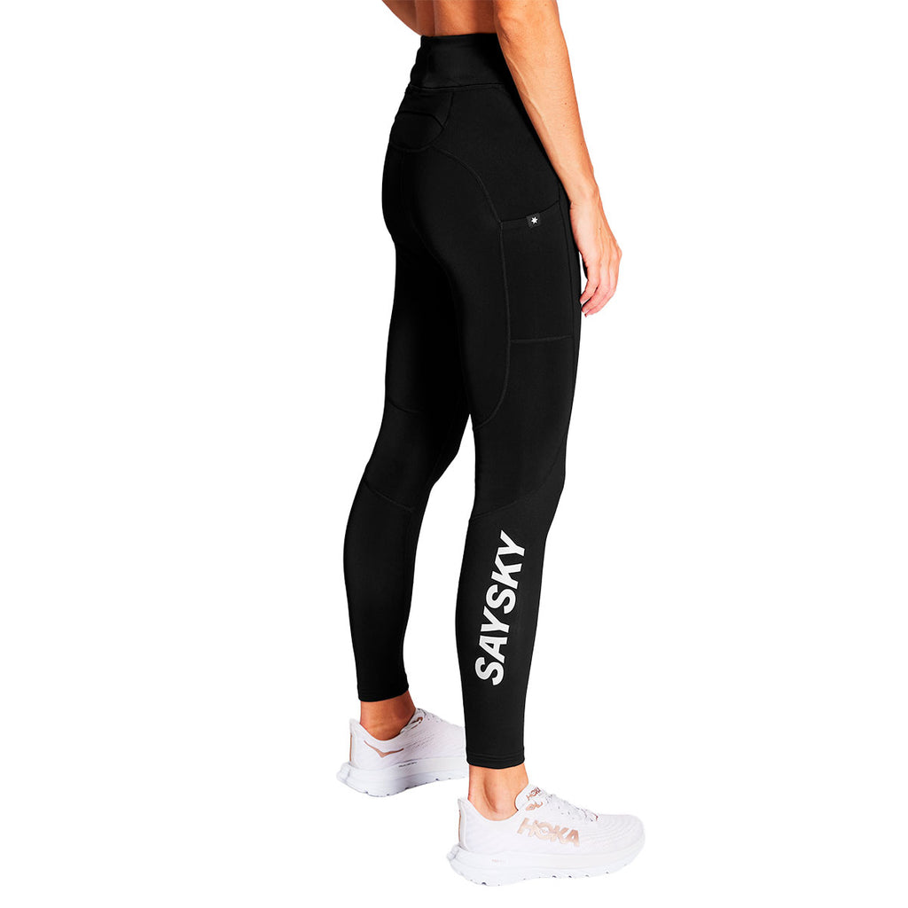 Saysky Blaze+ lange vinter tights til damer i sort