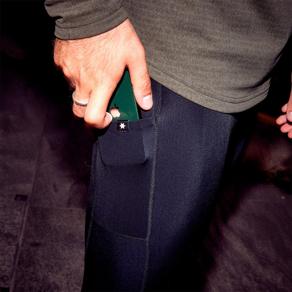 Saysky Blaze+ lange vintertights med lomme til telefon
