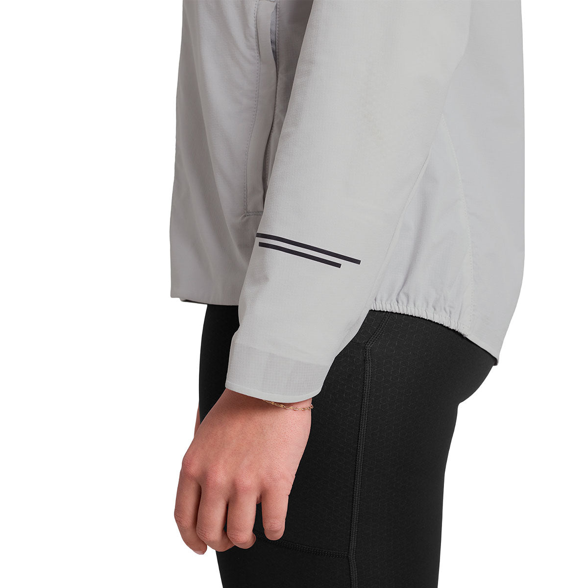 Saysky Clean Pace Flex Hooded Jacket til damer i grå farve