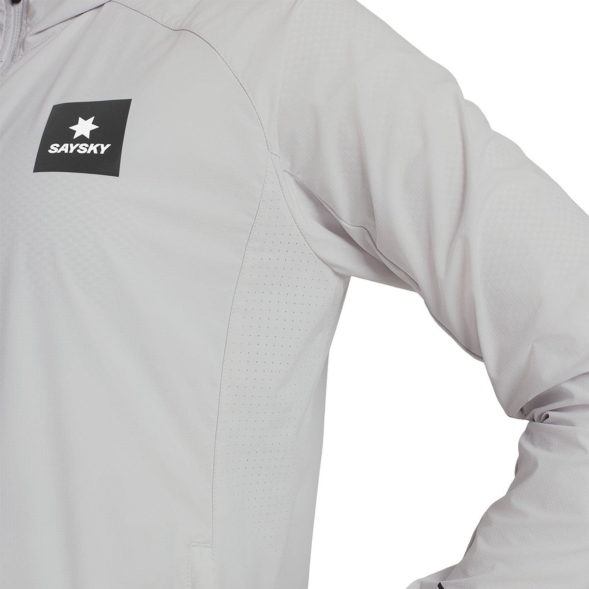 Saysky Clean Pace Flex Hooded Jacket til damer i grå farve
