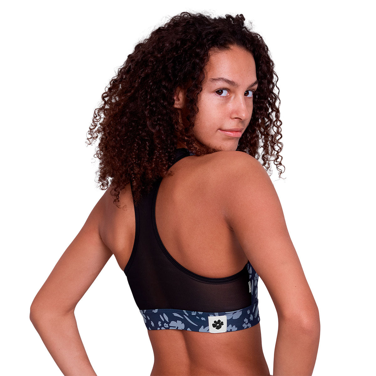 Saysky Flower Combat Sports Bra Dame med racerback-design