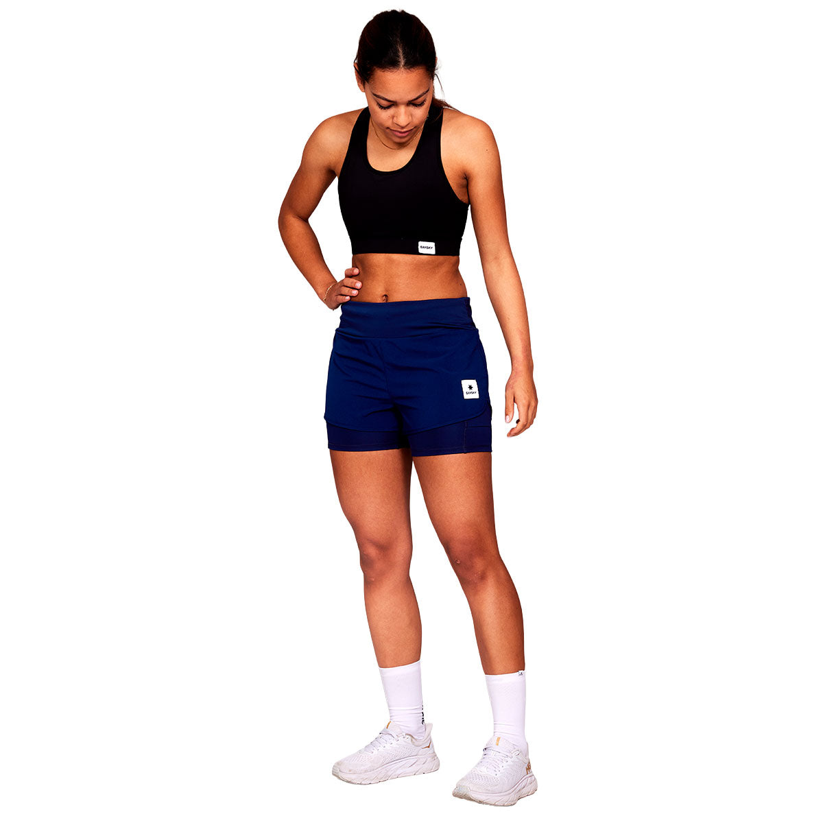 Saysky Pace 2 in 1 Shorts 3" Dame