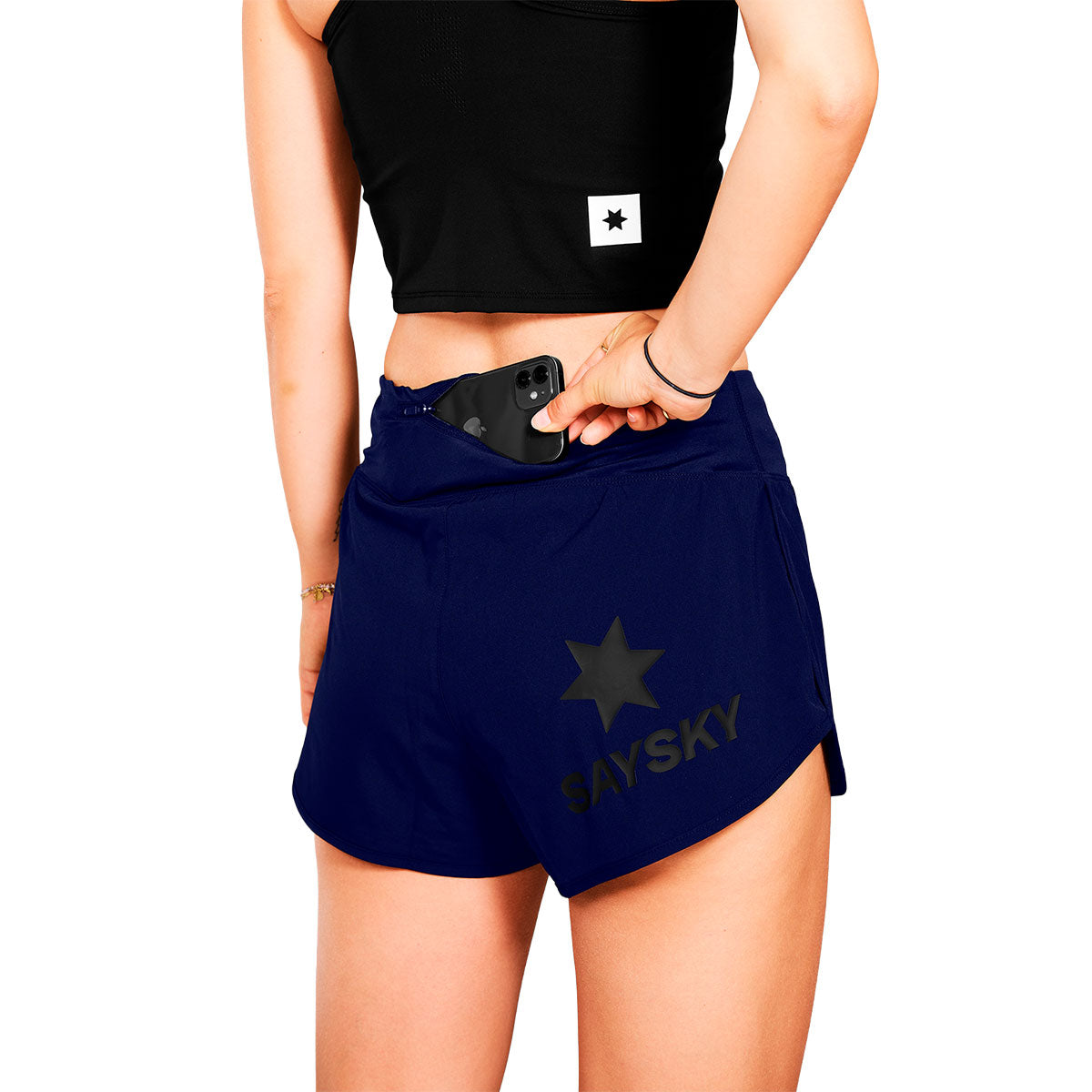Saysky Pace 2 in 1 Shorts 3" Dame