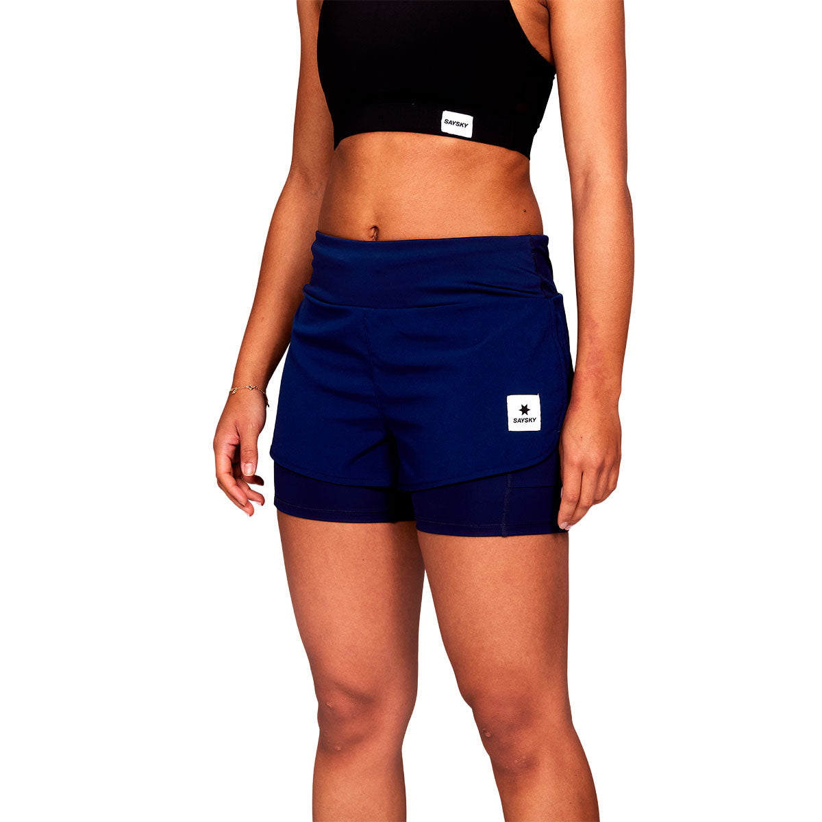 Saysky Pace 2 in 1 Shorts 3" Dame