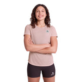 Saysky Reactive Flow T-shirt til damer i lys beige farve