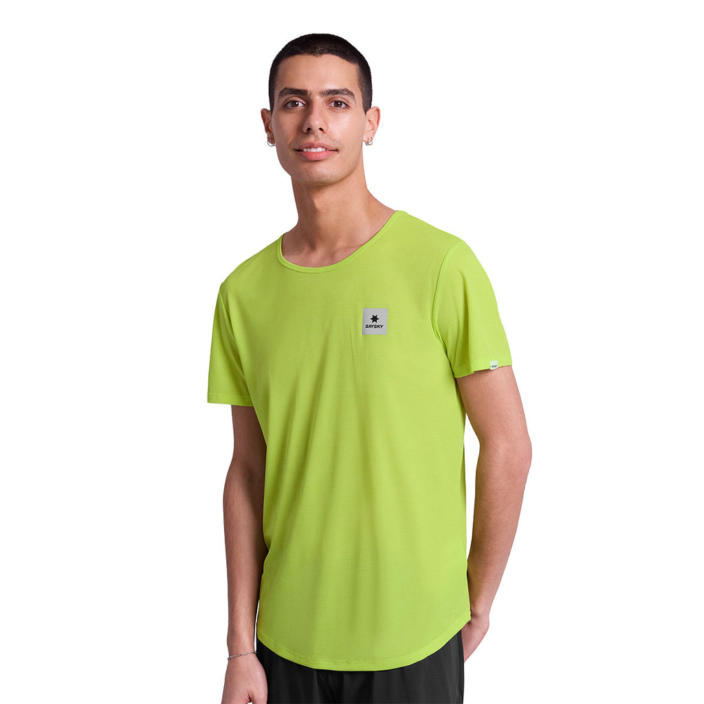 Saysky Reactive Flow T-shirt i lys grøn med kort ærme