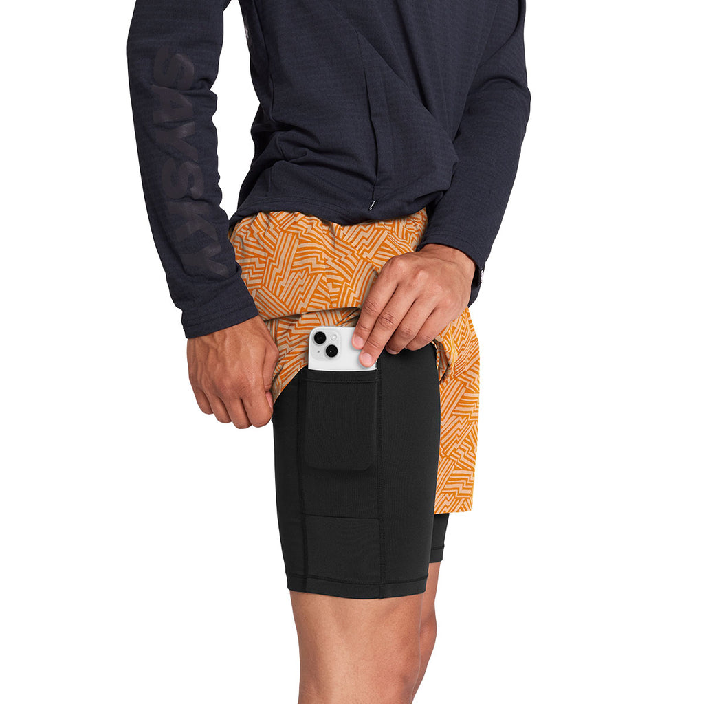 Saysky Reflective Pace 2 in 1 Shorts 5"