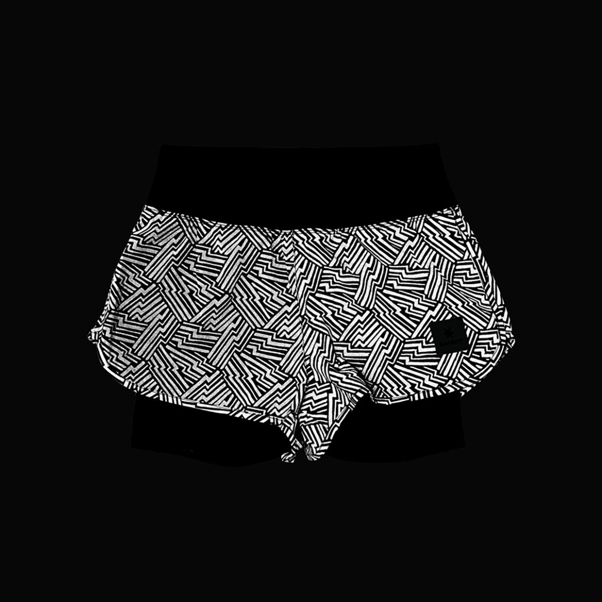 Saysky Reflective Pace 2 in 1 Shorts 3" Dame