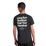 Saysky Statement Combat Pro T-shirt med tekst på ryggen