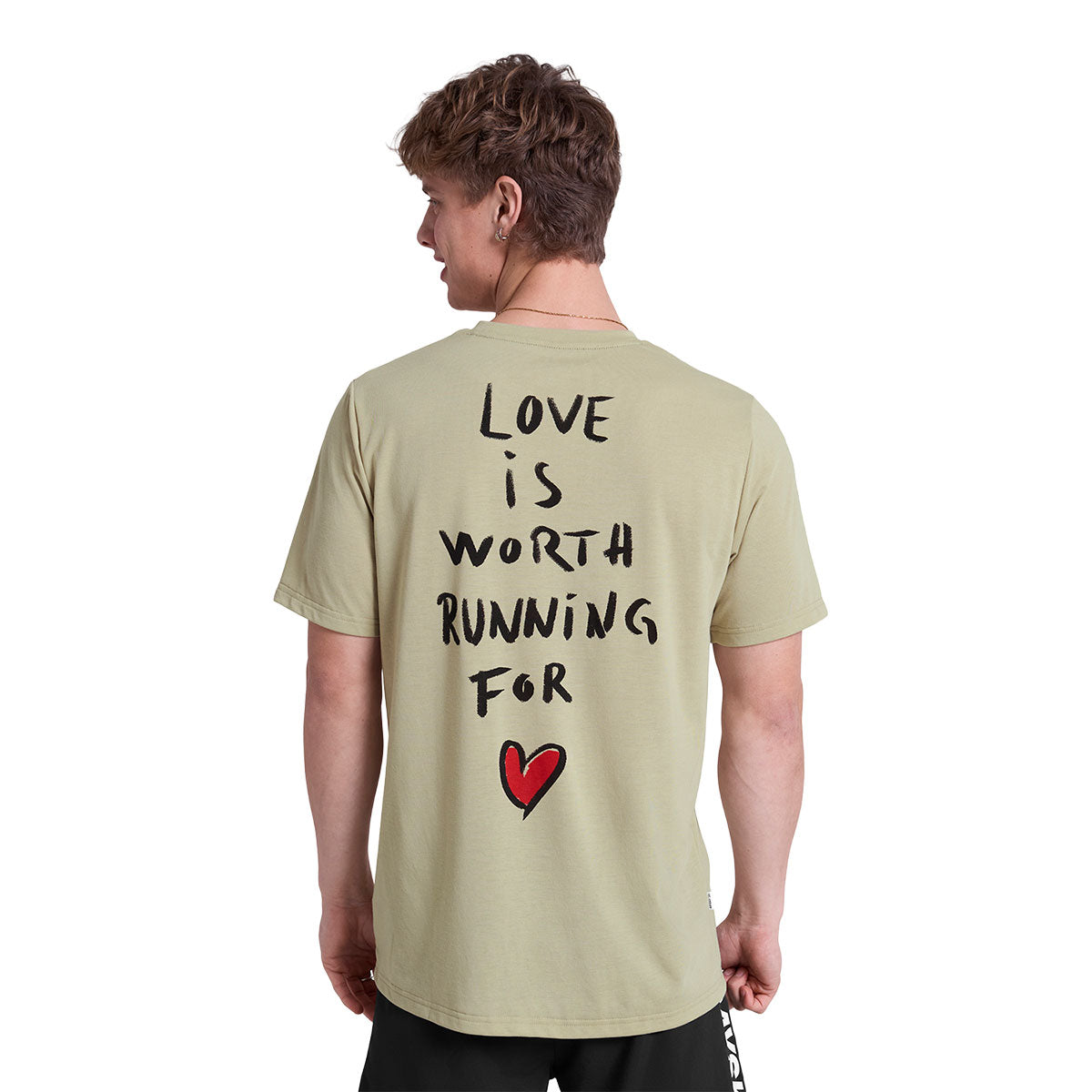 Saysky Statement Motion T-shirt med tekst bagpå