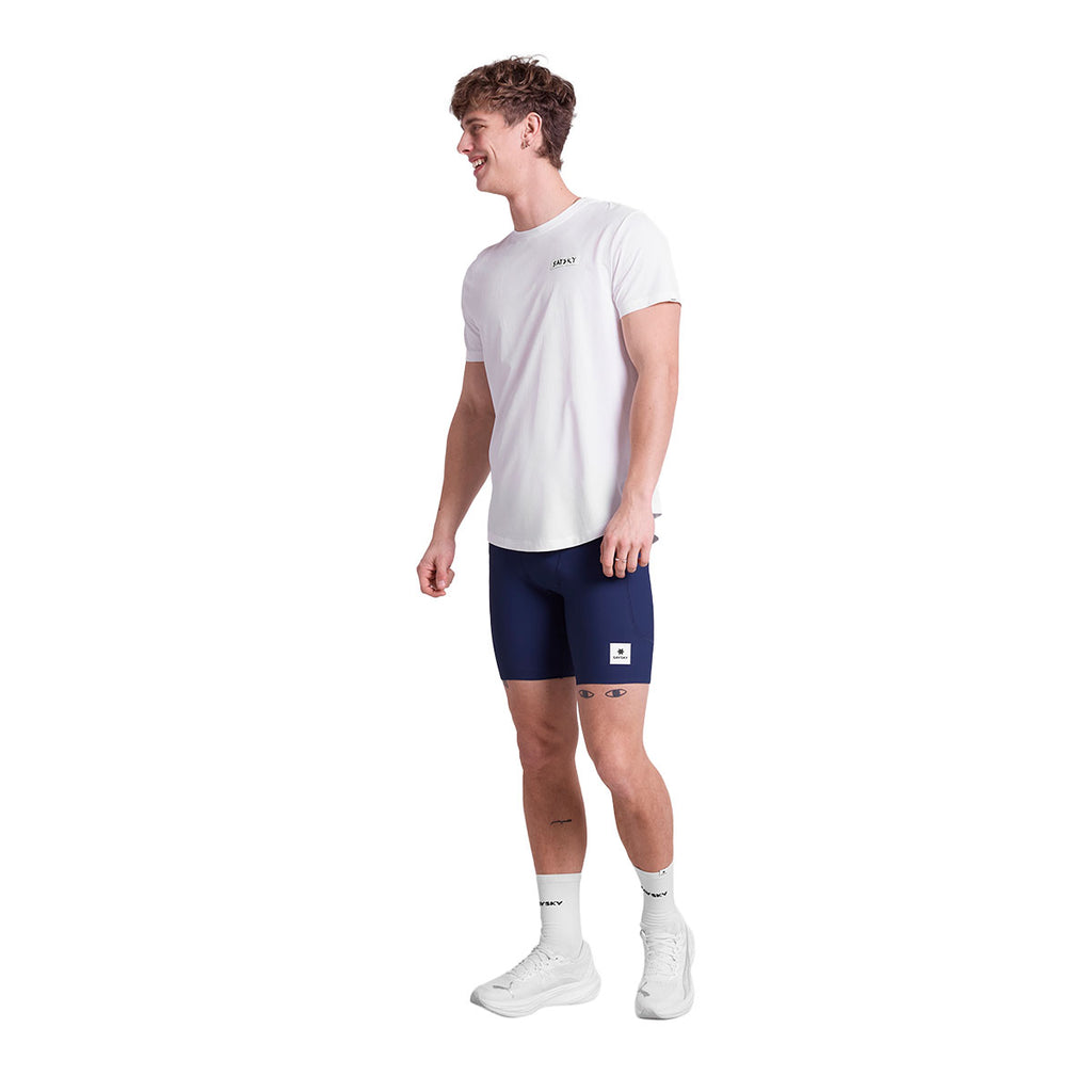 Saysky Tiger Combat Pro T-shirt i hvid med logo