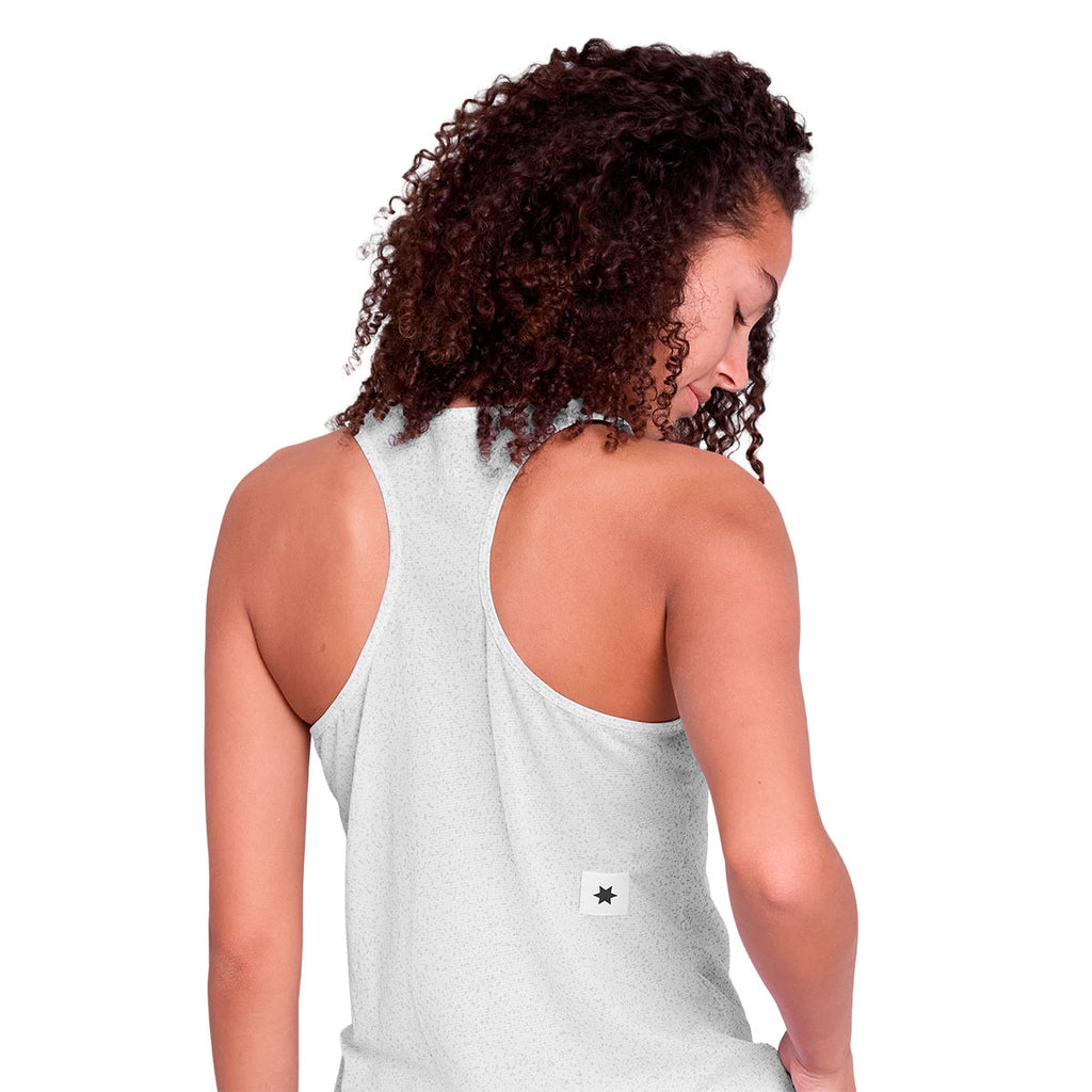 Saysky Universe Combat Singlet Dame i hvid med rygdetalje