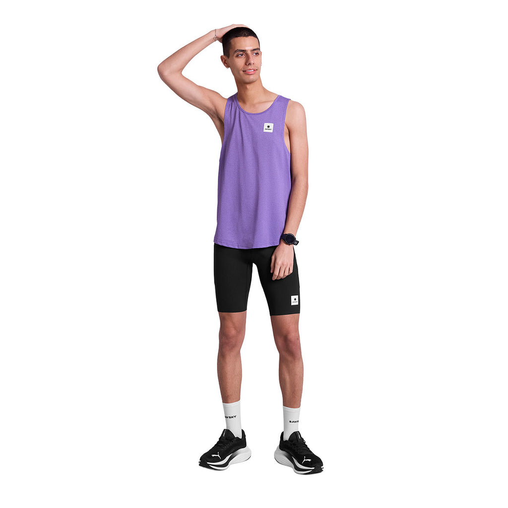 Saysky Universe Combat Singlet i lilla farve, uden ærmer
