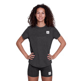 Saysky Universe Combat T-shirt til kvinder i sort med mønster