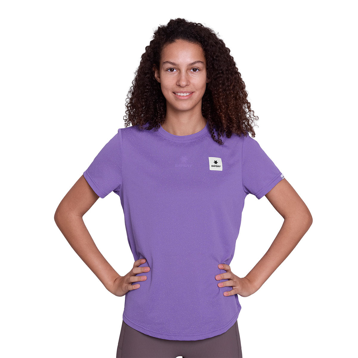 Saysky Universe Combat T-shirt til damer i lilla
