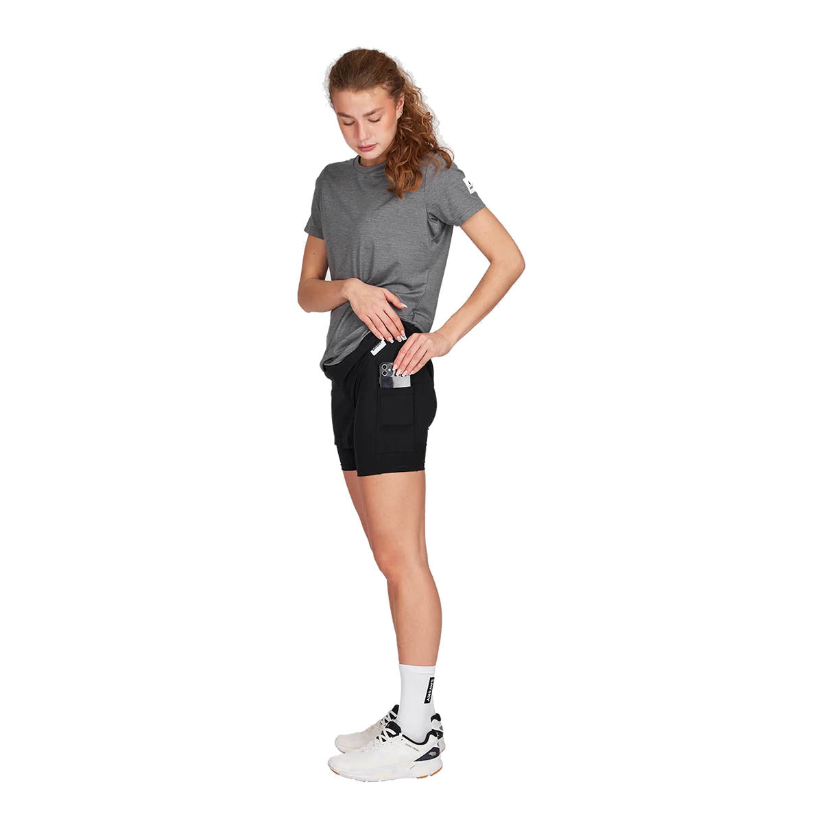 Saysky 2 in 1 Pace Shorts 3" Dame