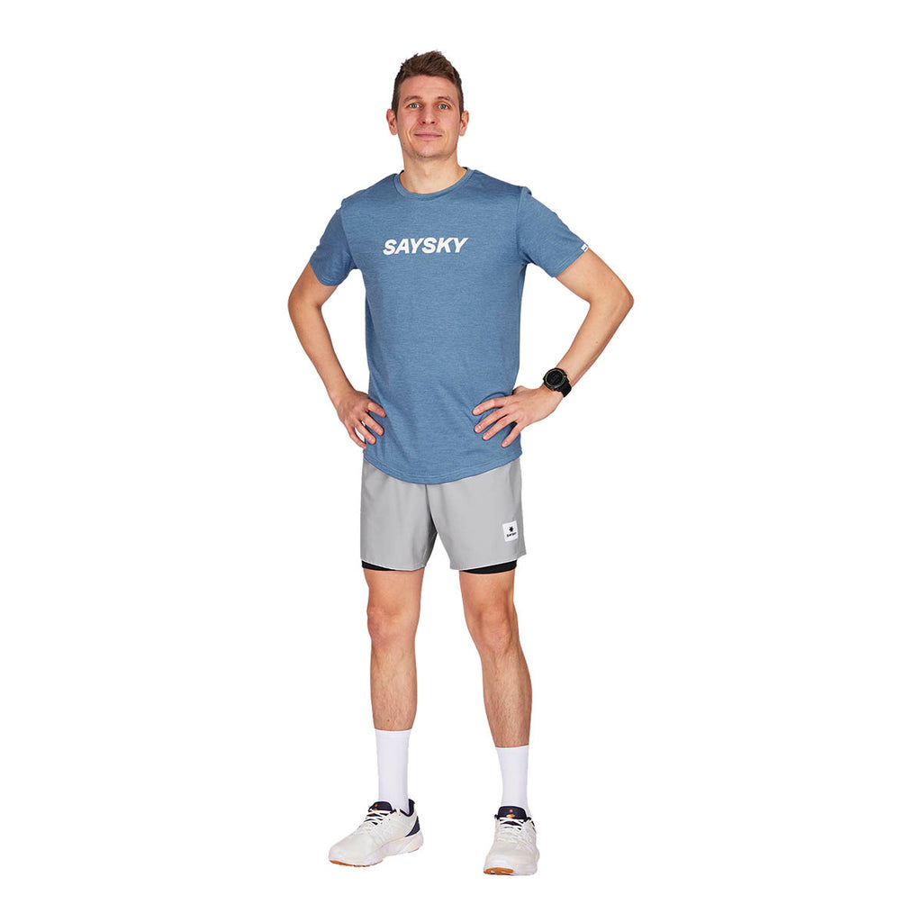 Saysky 2 in 1 Pace Shorts 5" Herre