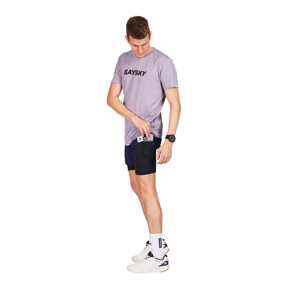 Saysky Pace 2 in 1 Shorts 5"