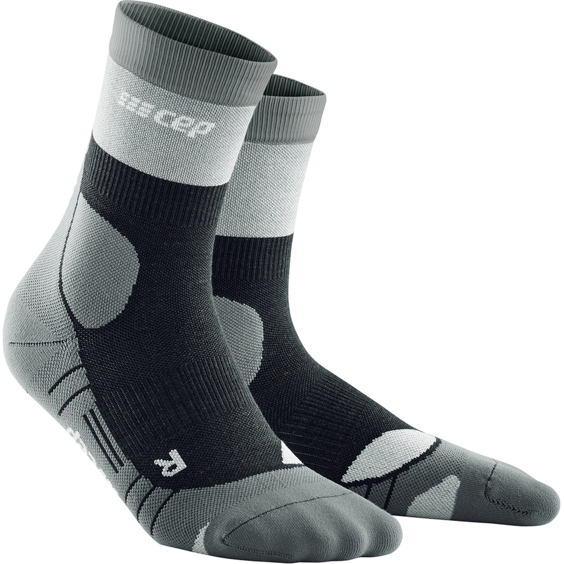 CEP Hiking Light Merino Mid Cut Socks grey men
