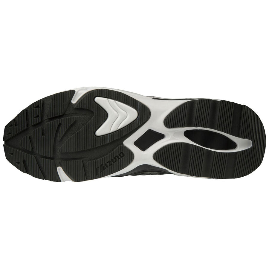 Mizuno Wave Rider 1 Black-SP walkersko sål med mønster