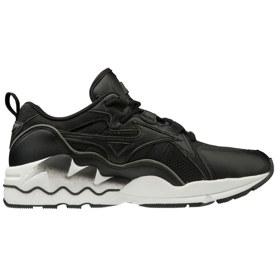 Mizuno Wave Rider 1 Black-SP walkersko i sort og hvid
