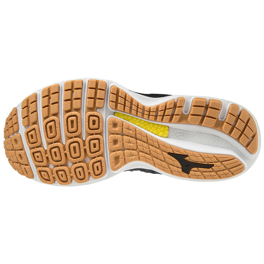 Mizuno Wave Sky 4 Waveknit dames løbesko sål med gummimønster