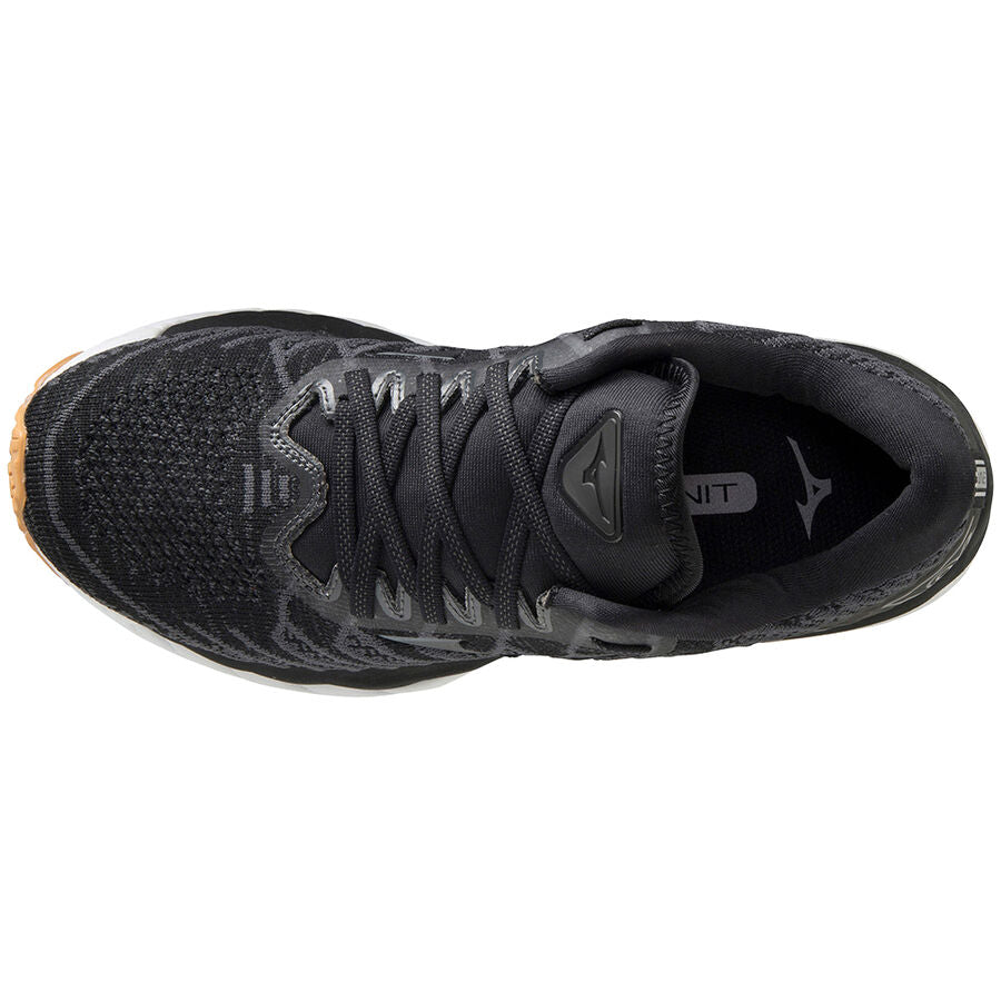 Mizuno Wave Sky 4 Waveknit dame løbesko set ovenfra