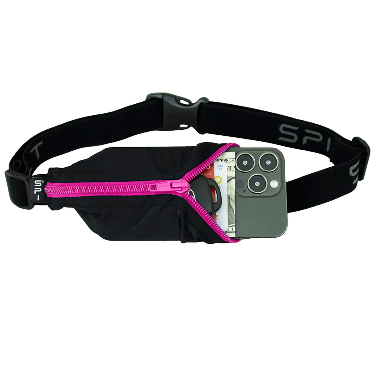 Spibelt Large Belt Black/Pink