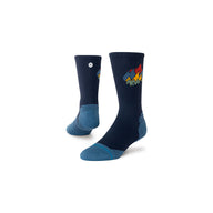 Stance Peaks Ribbed Light Crew