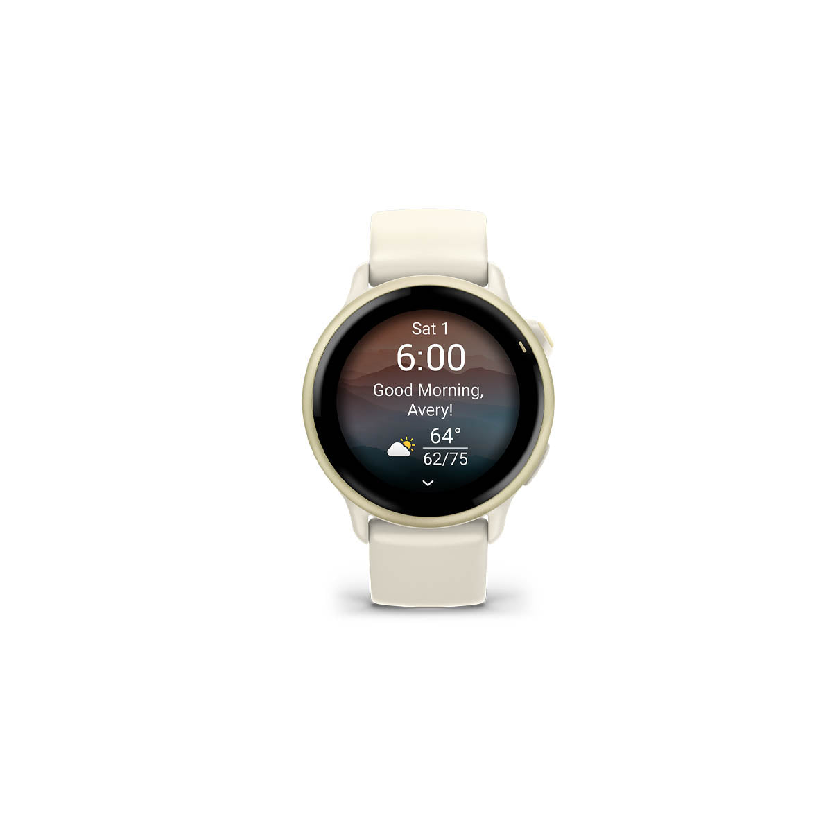 Garmin Vivoactive 6, Bone/Lunar Gold