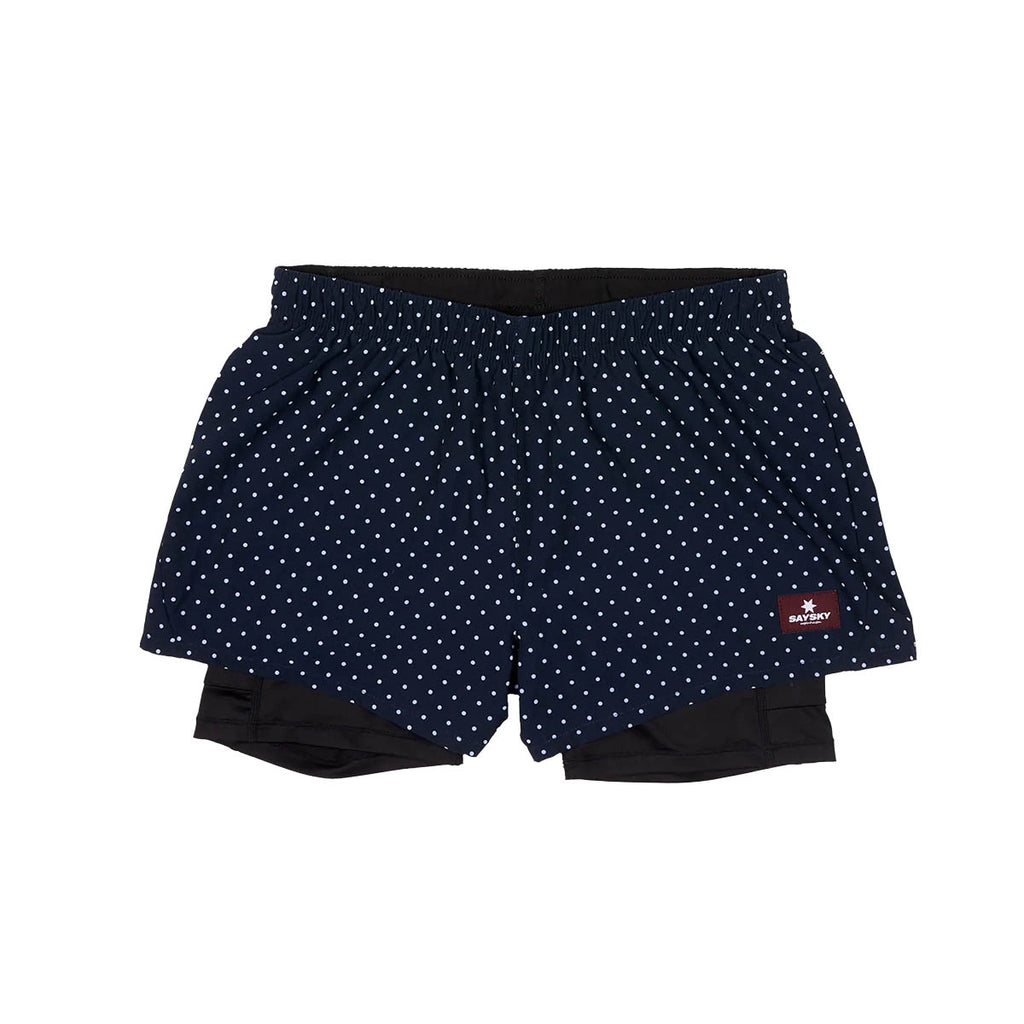 Saysky Polka 2 In 1 Shorts 3" Dame