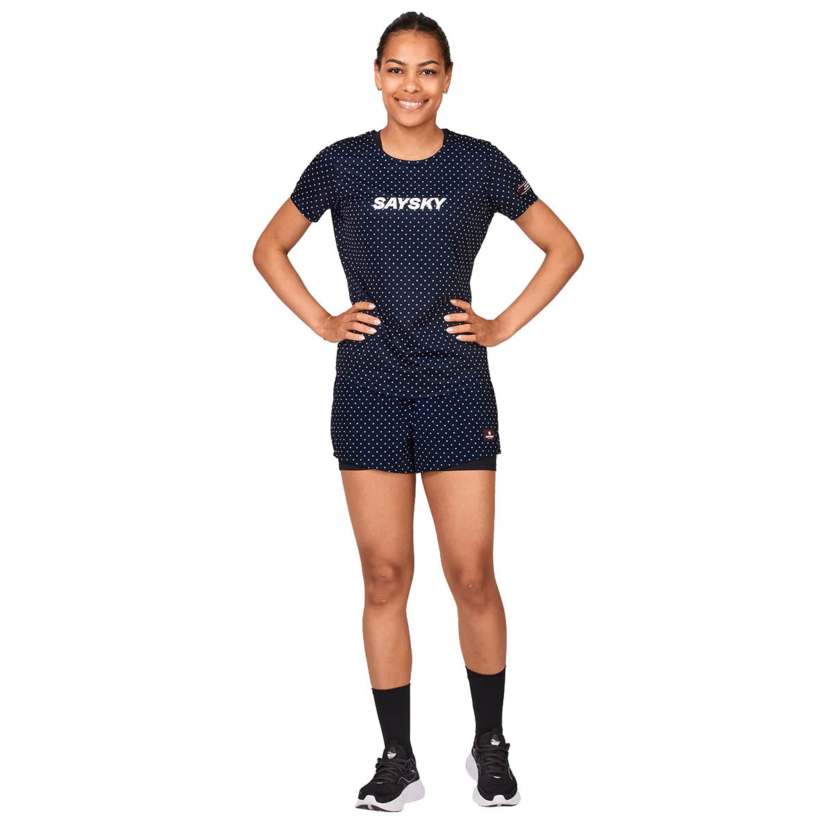 Saysky Polka Combat T-shirt Dame