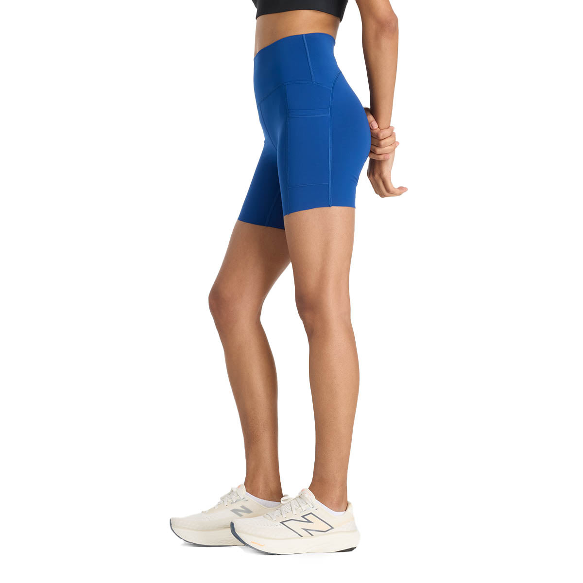 New Balance Sleek Pocket Half Tight Dame