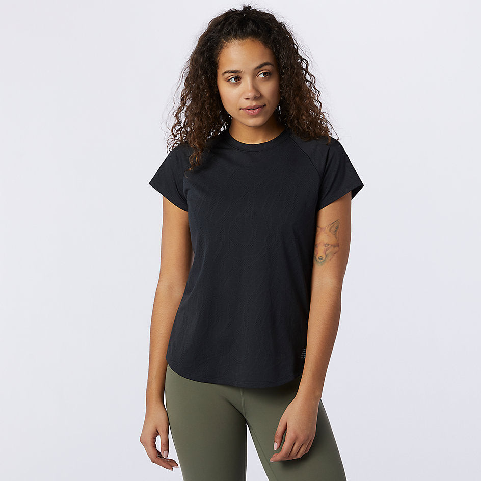 New Balance Q Speed Fuel Jacquard SS Tee Dame