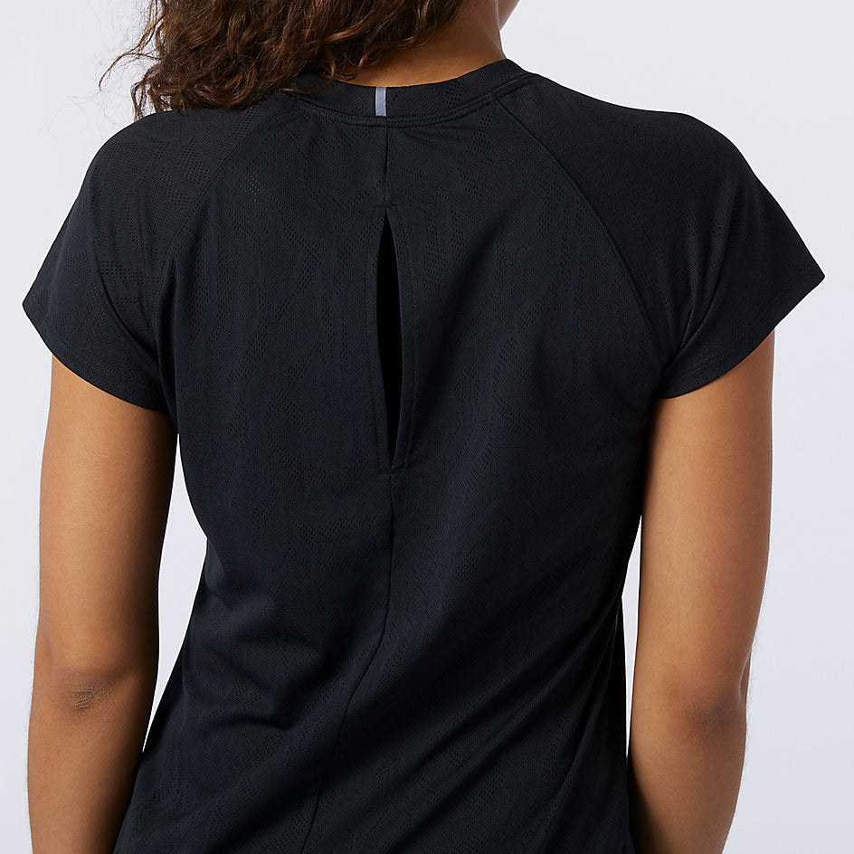 New Balance Q Speed Fuel Jacquard SS Tee Dame