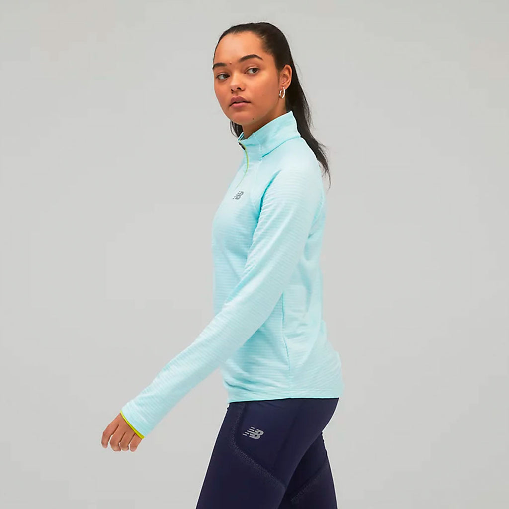 New Balance Heat Half Zip Dame
