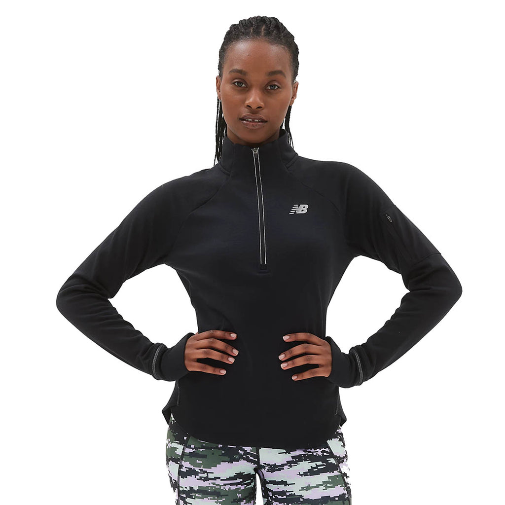 New Balance Heat Half Zip Dame