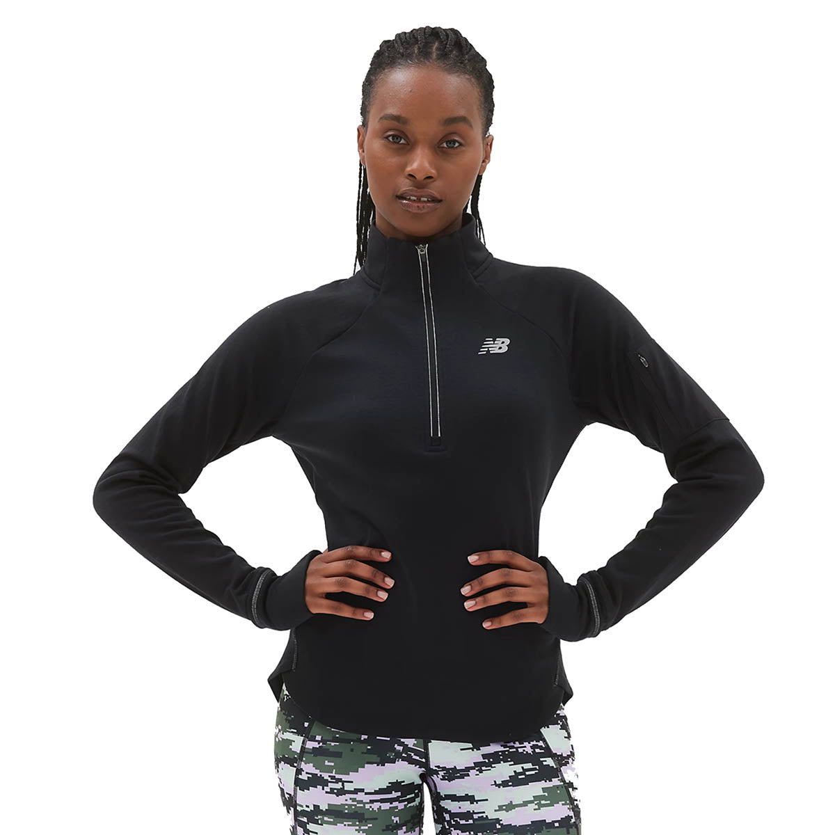 New Balance Heat Half Zip Dame