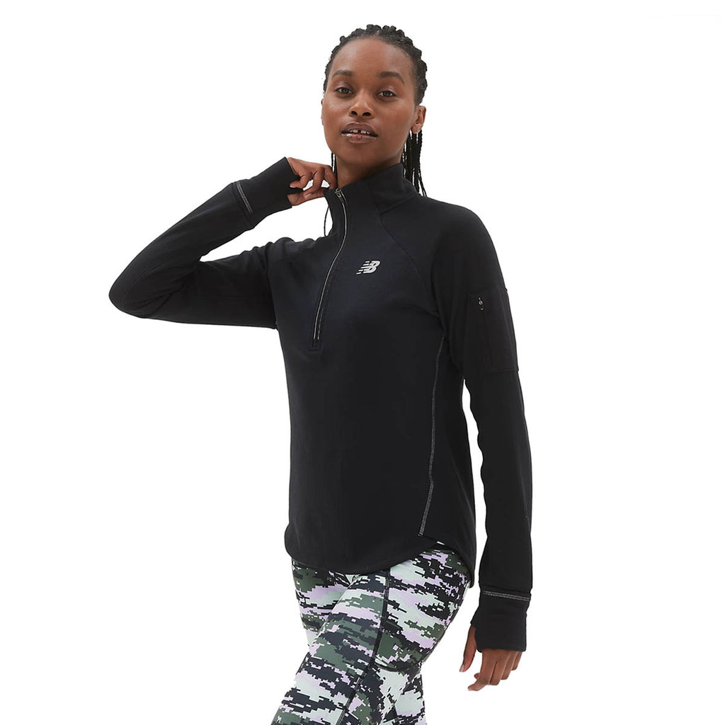 New Balance Heat Half Zip Dame