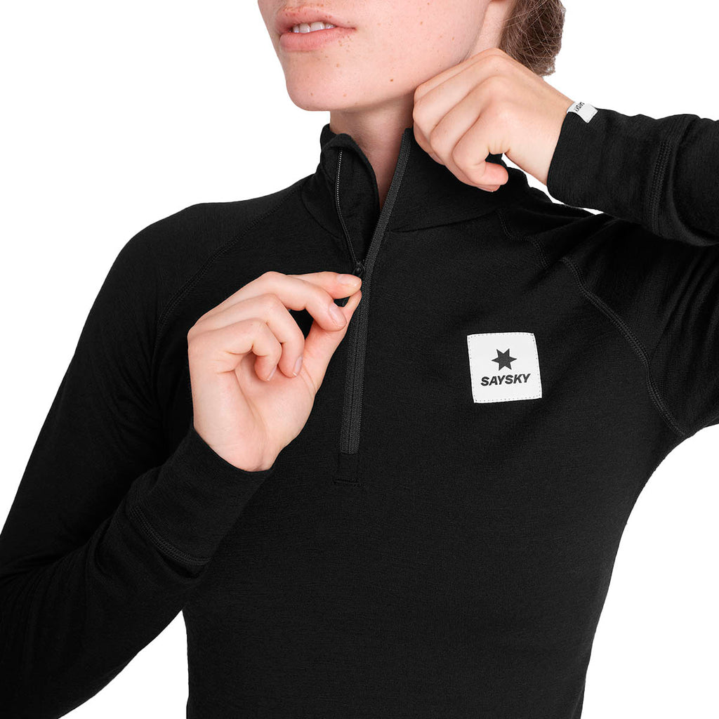 Saysky Merino 165 Base Half Zip Long Sleeve Dame