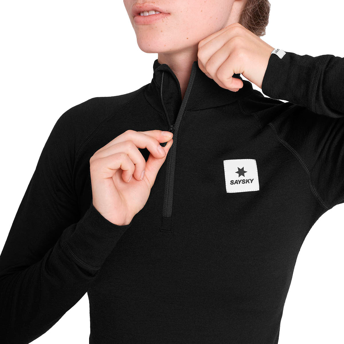 Saysky Merino 165 Base Half Zip Long Sleeve Dame