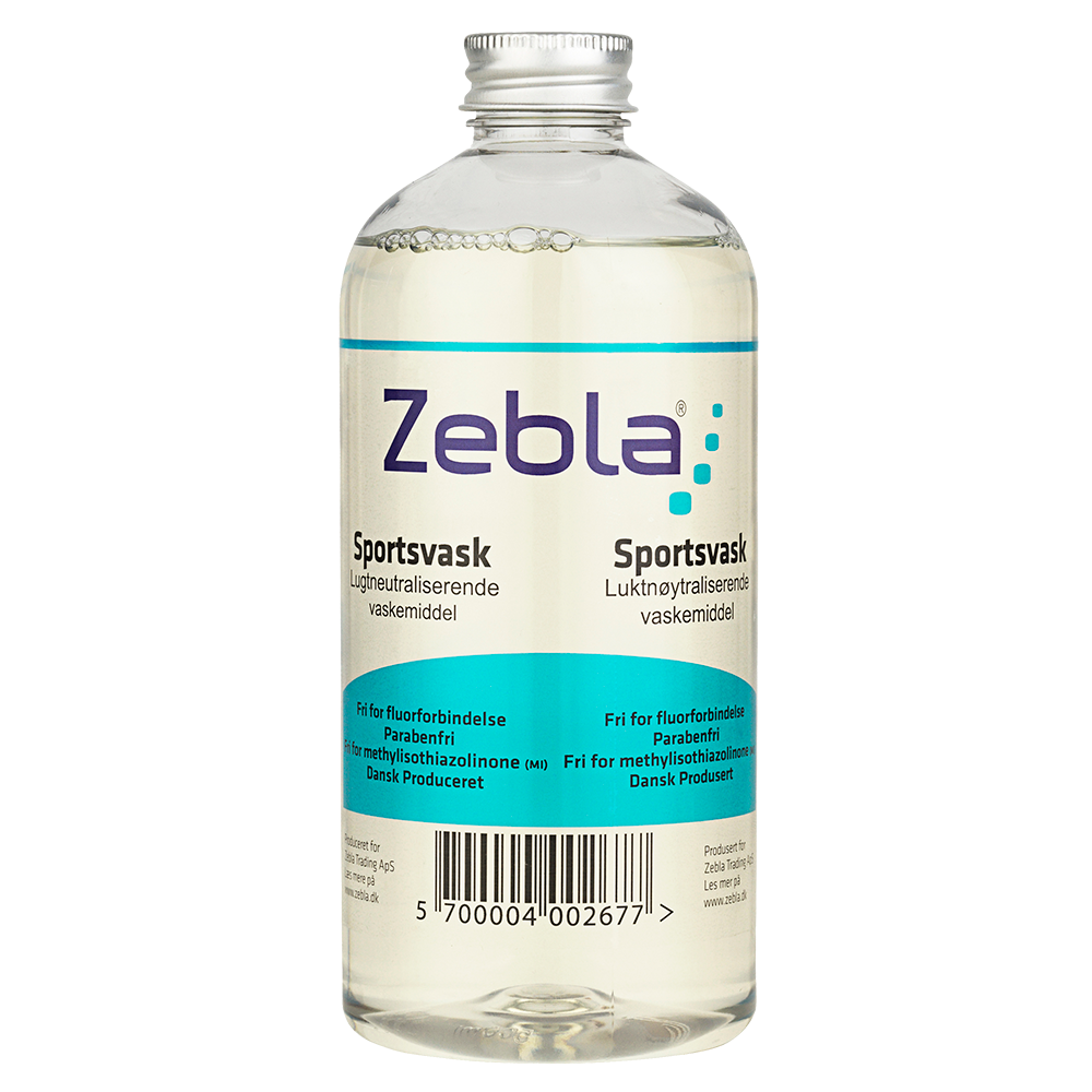Zebla Sportsvask Uden Parfume 500ml
